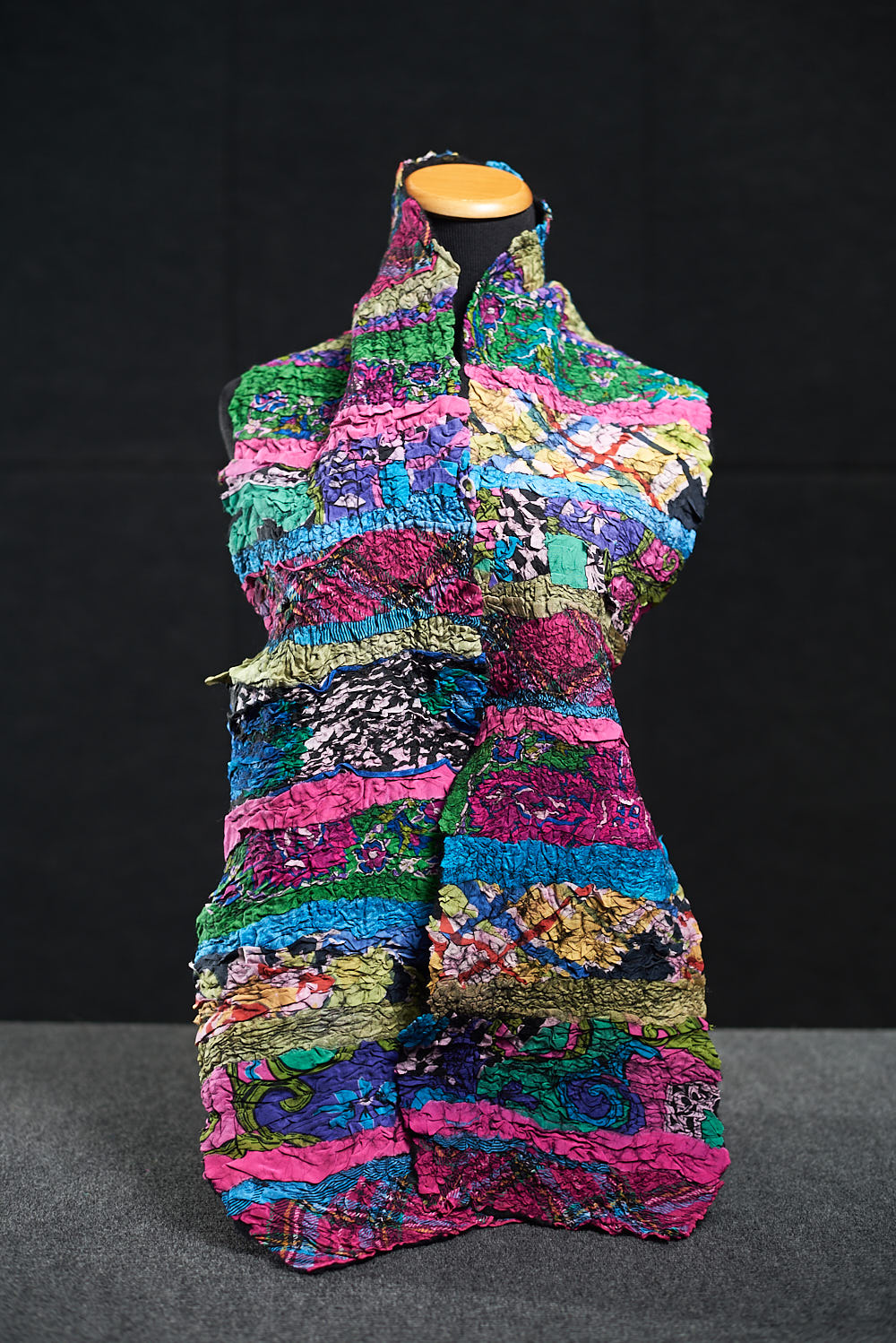Hand crafted nuno fiber art created by Melinda LaBarge